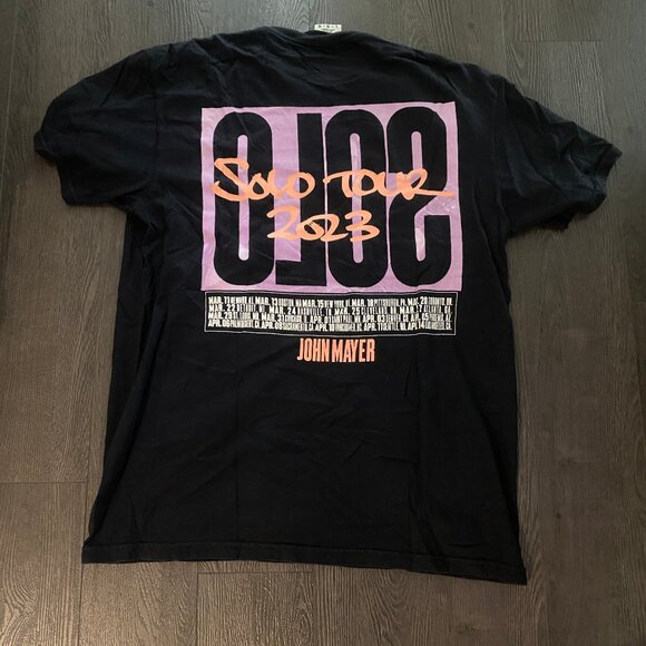 2023 JOHN MAYER SOLO TOUR SHIRT SIZE LARGE - Picture 5 of 7